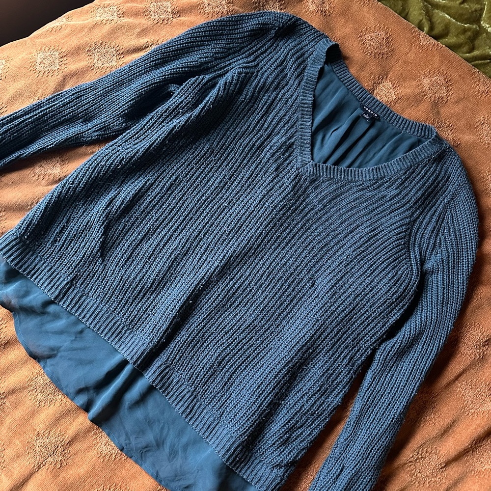 Torrid size 1 green tunic sweater